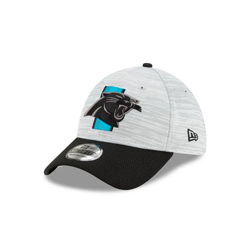 NFL Carolina Panthers Official Training 39Thirty Stretch Fit (IRF1755) - Blue New Era Caps